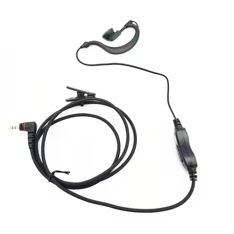 RISENKE-Walkie Talkie Earpiece, Radio, PNC370, PD 356 Headset for Hytera PD362, BD302, BD300, TD350,