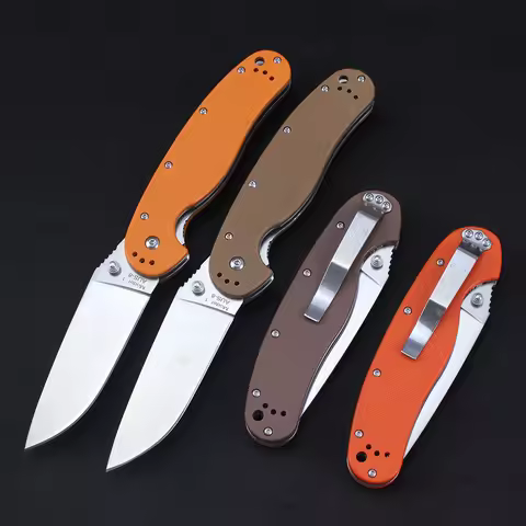 New Pocket Folding Knife 8CR13MOV Steel G10 Handle Camping Hunting Tactical Military Knives Multipur