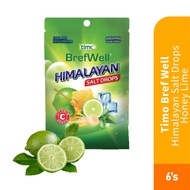 TIMO Brefwell Himalayan Salt Drops Honey Lime 15g With 6's- Snack, Candies, Honey Lime HTM Pharmacy