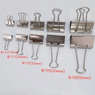 คลิปเงิน คลิปหนีบกระดาษ 12 ชิ้น คลิปสีเงิน doubleclip แบบแข็ง