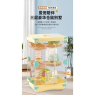 Luxury Hamster Cage Hamster House - 3 Level / Sangkar Hamster 3 Tingkat Rumah Hamster