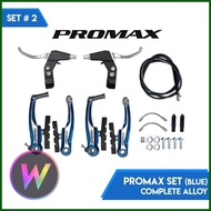 ▾ ∇ Promax / Logan V Brake Complete Alloy Set For Mountain Bike (MTB)