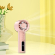 OXXGGKAO Air Cooling Fan Travel Fan Small Desk Fan Digital Display Fan Small Pocket Fan