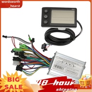36V 48V 52V 60V 350W 18A Brushless DC Motor Controller Ebike Controller S866 LCD Display Speedometer