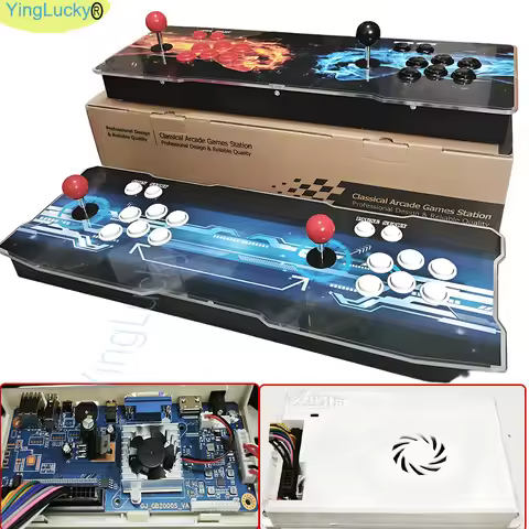 30000 in 1 Pandora box arcade console 3D Retro Arcade Game Console Cabinet Bartop 8 Way Joysticks Pu