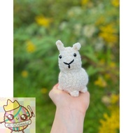 alpaca bear keychains plushie handmade amigurumi crochet knit