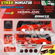 New Stickers Qonita MomolandMINIATUR BUS | Arjuna Arjuna | The Mantan