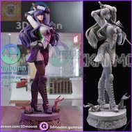 1/10學園默示錄劍道毒島冴子手辦gk白模未上色3d打印毒島伢子手辦