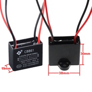 ♞,♘,♙Suitable for Midea Electric Fan Capacitor CBB61 Rotating Page Fan Bedside Fan Lucky Fan Four-Wi