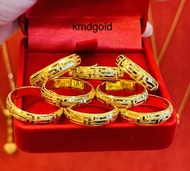 KMDGold แหวนทอง1/2สลึง ลายจีน (รวยวนไป) สินค้าทองแท้ พร้อมใบรับประกัน แจ้งไซส์ทางแขทค่ะ