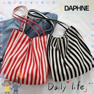 DAPHNE Shoulder Bags Portable Underarm Striped Female Totes