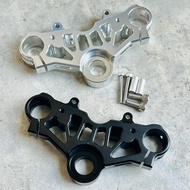 RXZ HANDLE CROWN BILLET CNC ALLOY BRACKET SILVER CHROME RXZ CUTTING ALUMINUM TRIPLE RXZ BRACKET CROW