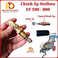 Cụm chỉnh áp cho máy rửa xe Stellato ST-500 vs ST-800. Bộ chỉnh áp thay thế. Hàng như zin.