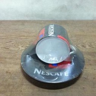 WH10088【四十八號老倉庫】全新 早期 台灣 Nescafe 咖啡杯 160cc 1杯1盤價【懷舊收藏擺飾道具】