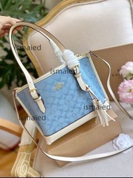 Coach 蔻馳經典香布雷 MOLLIE 25號托特包