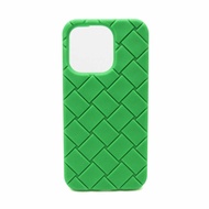 Bottega Veneta Intrecciato 橡膠手機保護殼 綠色 iPhone 13 PRO