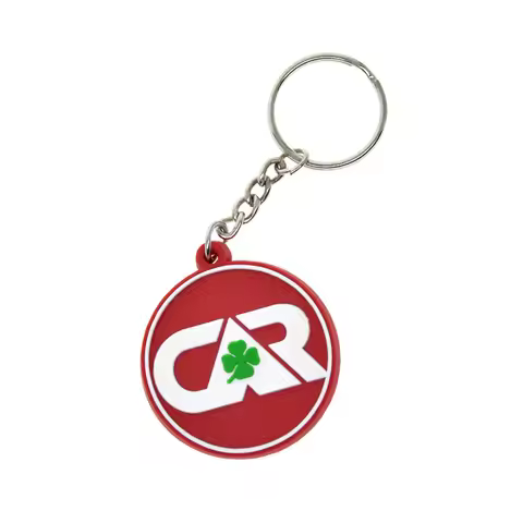 Personalized Design 2D Soft PVC Keychain for Promotional Gift