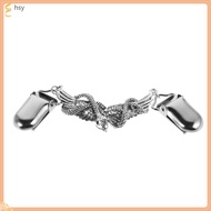 📎 Silver Alloy Rhinestone Snake Dress Clip for Waist Cinch and Sweater Decoration