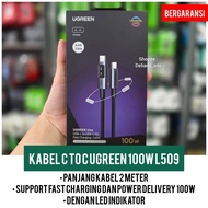 C to C Ugreen Cable 100W 2 Meter L509 Official 1 Year Warranty Type C Cable 100W Type C Cable 2 Mete