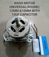 WASH MOTOR ROUND +10uF CAPACITOR/washing motor 12mm and 10mm 10uF /wash motor washing machine/wash m