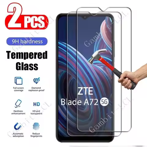 2PCS For ZTE Blade A52 Lite A72 4G 5G V40 Pro Vita V40s V41 A51 A71 A7P Libero 5G III II Screen Prot