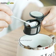 FAMY Coffee Capsule Powder Filter Spoon Tea Infuser Reusable Loose Leaf Strainer Bag FAA