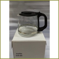 ✗ ✎ ∆ Replacement Glass Carafe ONLY for Imarflex ICM-300 Coffee Maker (HX)