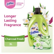 [East Malaysia] Softlan Anti Wrinkles Charcoal Cupboard Fresh Fabric Softener Green (3L)
