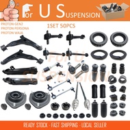 1 COMBO SET 50 PIECES  PROTON WAJA,GEN2,PERSONA -FRONT SUSPENSION AND REAR SUSPENSION ARM/SET (RUBBE