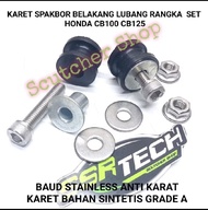 Karet Spakbor Slebor fender Belakang Lubang rangka set Honda Cb 100 Cb 125 CG GL 100 CG
