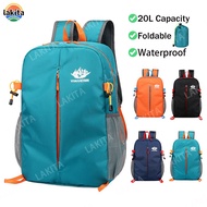 【Lakita】20L Foldable Backpack Hiking Waterproof Travel Bagpack Hiking Backpack Beg Hiking Kecil Hiki