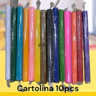 10pcs Colored Cartolina