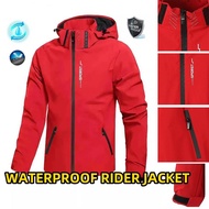 Men's Outdoor Waterproof Jacket Zip Hooded
