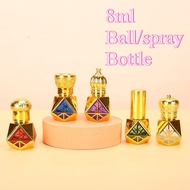 8ml Middle East essential oil bottle spray perfume bottle glass perfume sub package