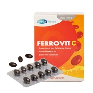 FERROVIT C Iron supplement pills reduce the risk of anemia