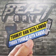 Stick Up We Fight the Stick We Friends / STICKER BEAST ART