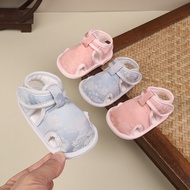Baby Summer Sandals Chinese Style Chinese Style Cloth Shoes Male Female Baby Soft-Soled Toe Sandals 