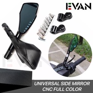 EVAN.shop Side Mirror CNC Full Color Universal Motorcycle Side Mirror With Bolt