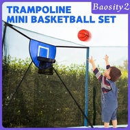 [Baosity2] Trampoline Basketball Hoop Basketball Stand Basketball Goal Heavy Duty for Dipping Trampoline Attachment Accessories for Kids Adults