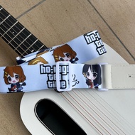 Light Tone Girl Guitar Strap New Style Electric Acoustic Guitar Bass Universal Cute Girl BanGDream G