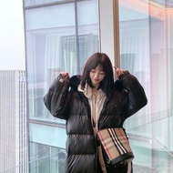 Burberry 格紋迷彩水桶包  帆布拼皮 金扣26.5*36*19 98新配件塵袋 子包