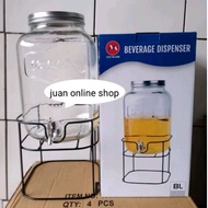 8000ml glass dispenser, beverage container