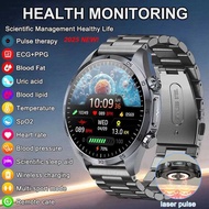 2025 New CES Science Sleep Aid Smart Watch Men Laser Treatment Three High ECG+PPG Body Temperature B