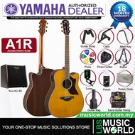 Yamaha A1R 41 Inch Solid Sitka Spruce Top Acoustic Electric Guitar With Pickup - Natural