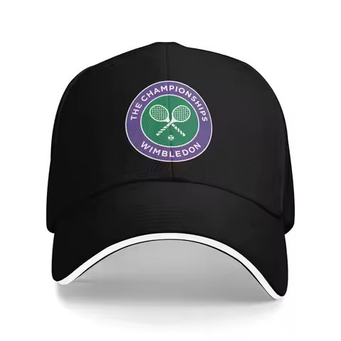 Wimbledon The Championship Tennis Grand Slam Print Baseball Cap Gentleman Hat Fun Hats Sun Cap Anime