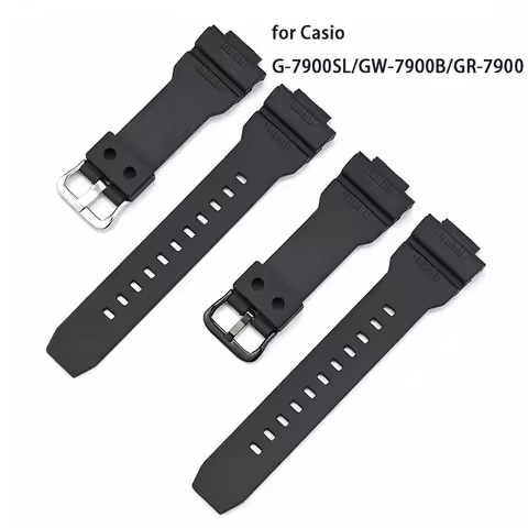 Strap for Casio G-Shock G-7900 GW-7900 GR-7900 Replacement Men Resin Rubber Watch Band Sport Waterpr