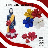 Independent Big Flower Pin