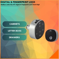 6 Digital / Finger Print Smart Keyless Digital Password Lock Touch Keypad Clockwise Drawer Safe Locker