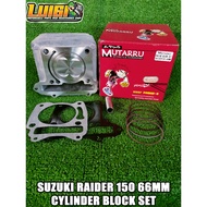 MUTARRU SUZUKI RAIDER 150 66MM CYLINDER BLOCK SET