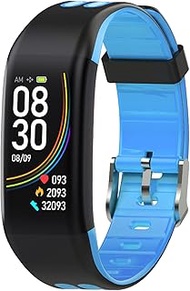 Smart Watch Fitness Tracker with Body Temperature Heart Rate Blood Pressure Monitor Sleep Monitor Step Counter Pedometer Calorie Counter IP67 Waterproof for Women Men Kids(Blue) little surprise